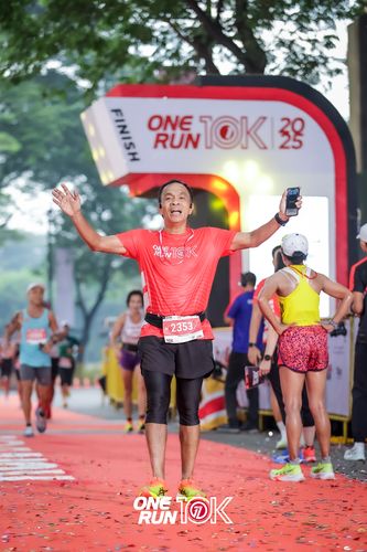 Race photo from ONE RUN 10K 2025