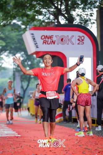 Race photo from ONE RUN 10K 2025