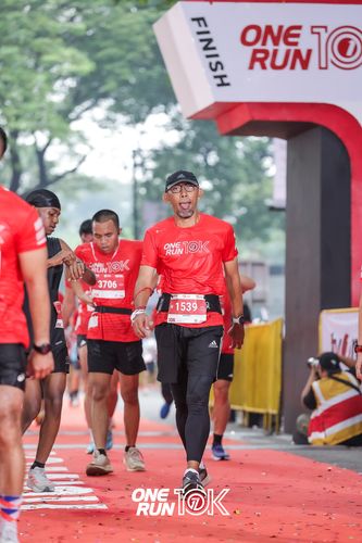 Race photo from ONE RUN 10K 2025