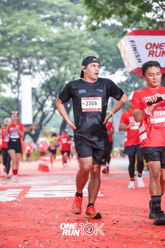 Race photo from ONE RUN 10K 2025