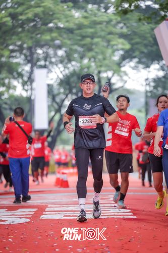 Race photo from ONE RUN 10K 2025