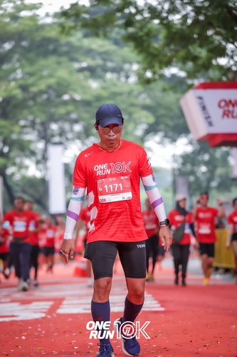 Race photo from ONE RUN 10K 2025