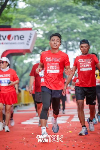 Race photo from ONE RUN 10K 2025
