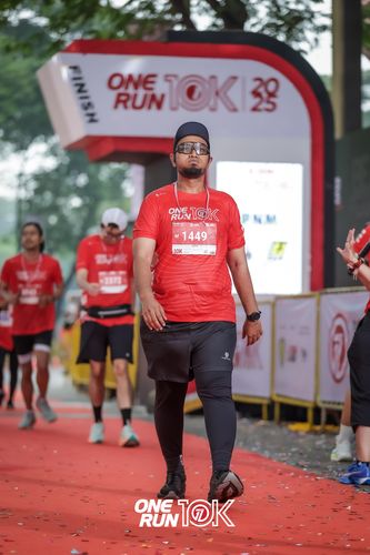 Race photo from ONE RUN 10K 2025