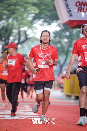 Race photo from ONE RUN 10K 2025
