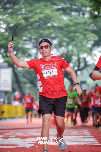 Race photo from ONE RUN 10K 2025