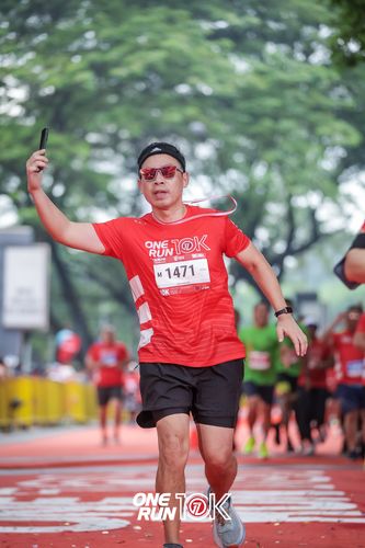 Race photo from ONE RUN 10K 2025