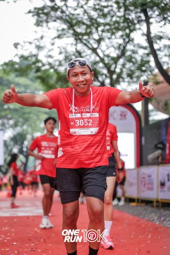 Race photo from ONE RUN 10K 2025