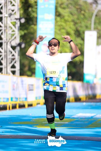 Race photo from Taman Budaya x BOGORUN 2025