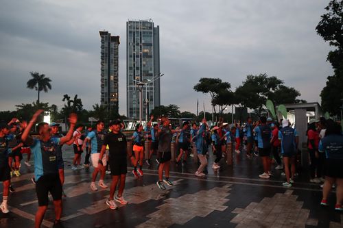 Race photo from Road to BAF Lions Run 2024