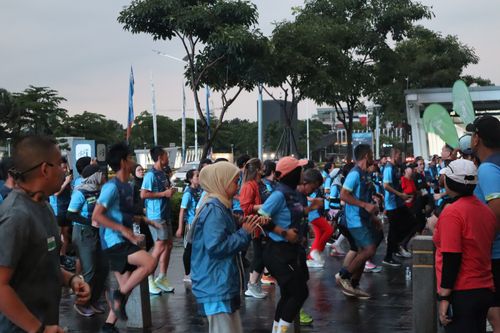 Race photo from Road to BAF Lions Run 2024