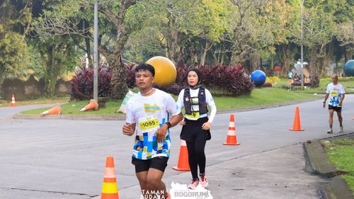Race photo from Taman Budaya x BOGORUN 2025