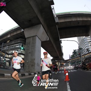 Race photo from SMARTFREN RUN 2026
