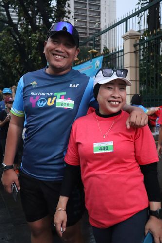 Race photo from Road to BAF Lions Run 2024
