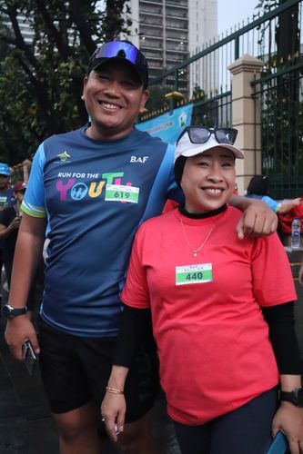 Race photo from Road to BAF Lions Run 2024