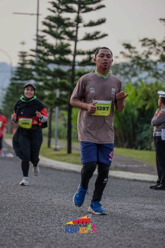 Race photo from CISANGKAN KBP CITY RUN 2025