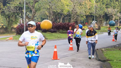 Race photo from Taman Budaya x BOGORUN 2025