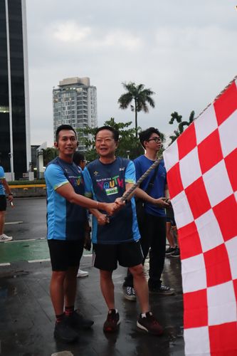 Race photo from Road to BAF Lions Run 2024