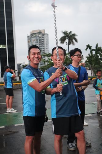Race photo from Road to BAF Lions Run 2024