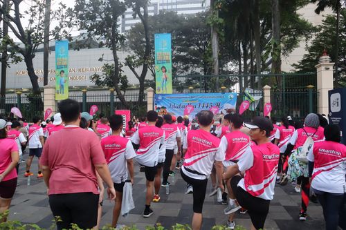 Race photo from Smartfren Run 2024 Vibes