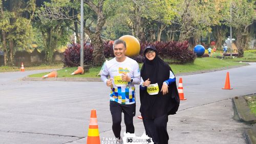 Race photo from Taman Budaya x BOGORUN 2025