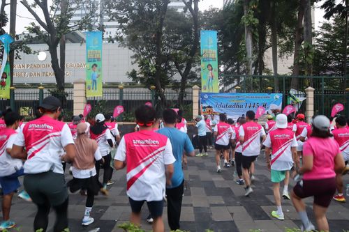 Race photo from Smartfren Run 2024 Vibes