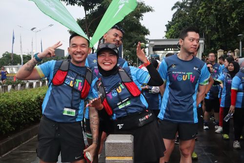 Race photo from Road to BAF Lions Run 2024