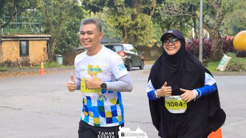 Race photo from Taman Budaya x BOGORUN 2025