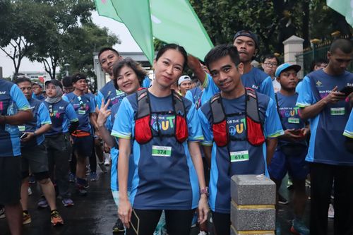 Race photo from Road to BAF Lions Run 2024