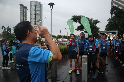 Race photo from Road to BAF Lions Run 2024