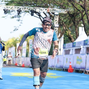 Race photo from BOGORUN 2026