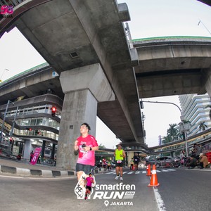 Race photo from SMARTFREN RUN 2026