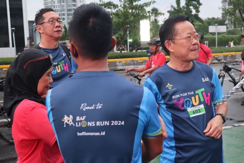 Race photo from Road to BAF Lions Run 2024