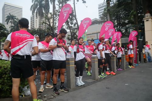 Race photo from Smartfren Run 2024 Vibes