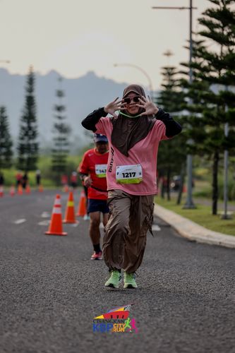 Race photo from CISANGKAN KBP CITY RUN 2025