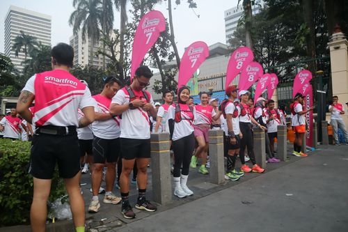 Race photo from Smartfren Run 2024 Vibes