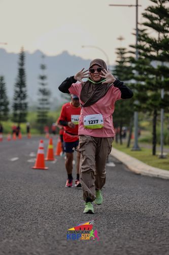Race photo from CISANGKAN KBP CITY RUN 2025