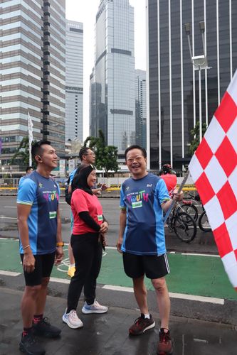 Race photo from Road to BAF Lions Run 2024