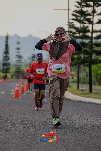 Race photo from CISANGKAN KBP CITY RUN 2025