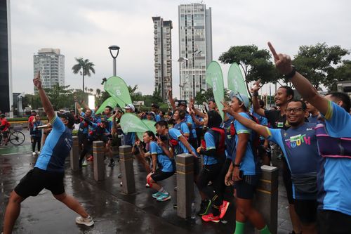 Race photo from Road to BAF Lions Run 2024
