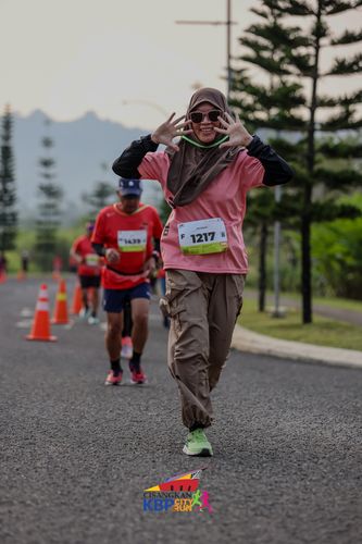 Race photo from CISANGKAN KBP CITY RUN 2025