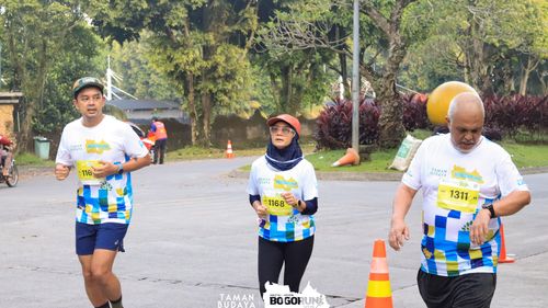 Race photo from Taman Budaya x BOGORUN 2025
