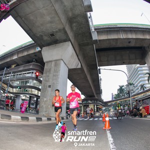 Race photo from SMARTFREN RUN 2026