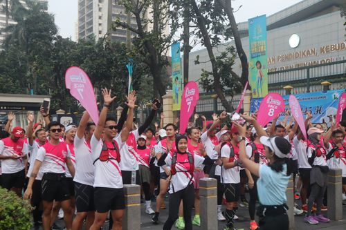 Race photo from Smartfren Run 2024 Vibes