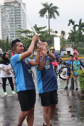 Race photo from Road to BAF Lions Run 2024