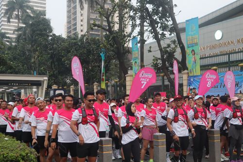 Race photo from Smartfren Run 2024 Vibes