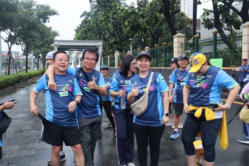 Race photo from Road to BAF Lions Run 2024