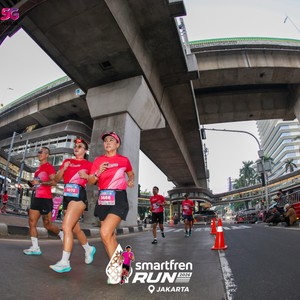 Race photo from SMARTFREN RUN 2026