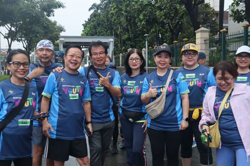 Race photo from Road to BAF Lions Run 2024