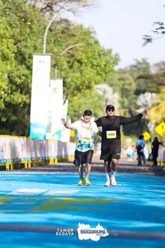 Race photo from Taman Budaya x BOGORUN 2025